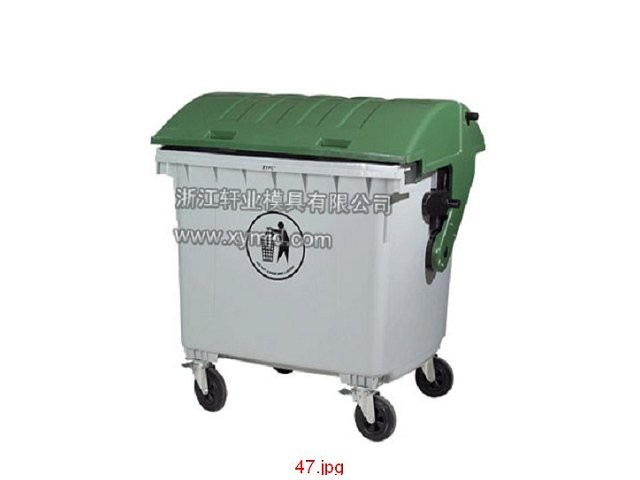 供应滑动垃圾桶模具